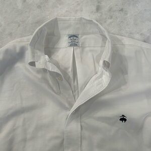 Brooks Brothers White Regent Button Down Shirt